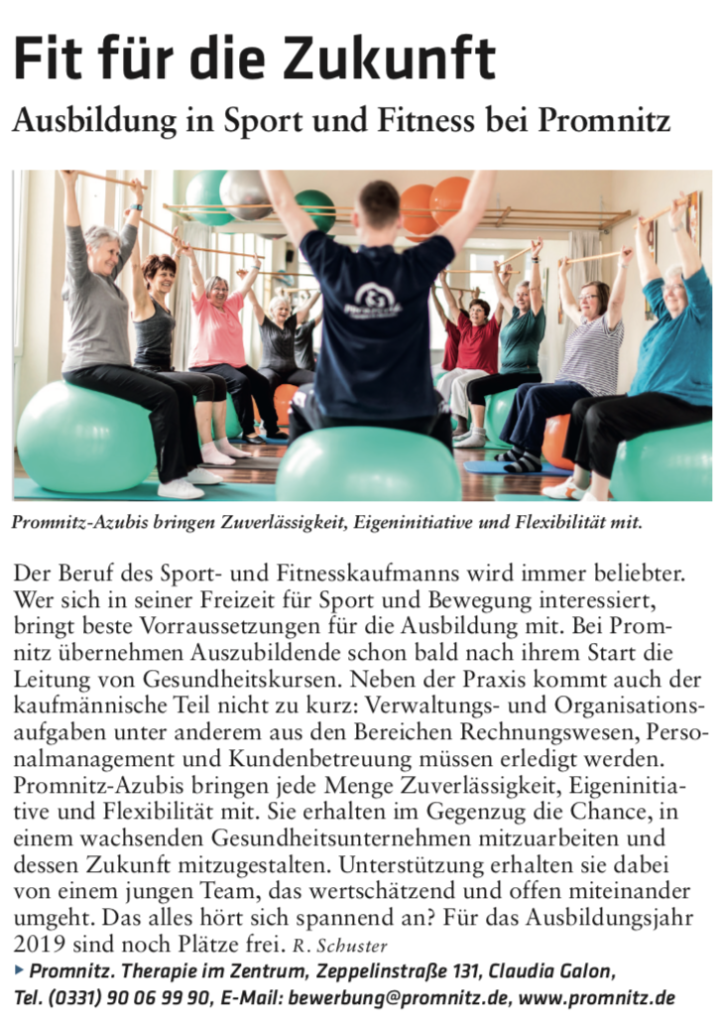 Wir suchen Azubis in Potsdam